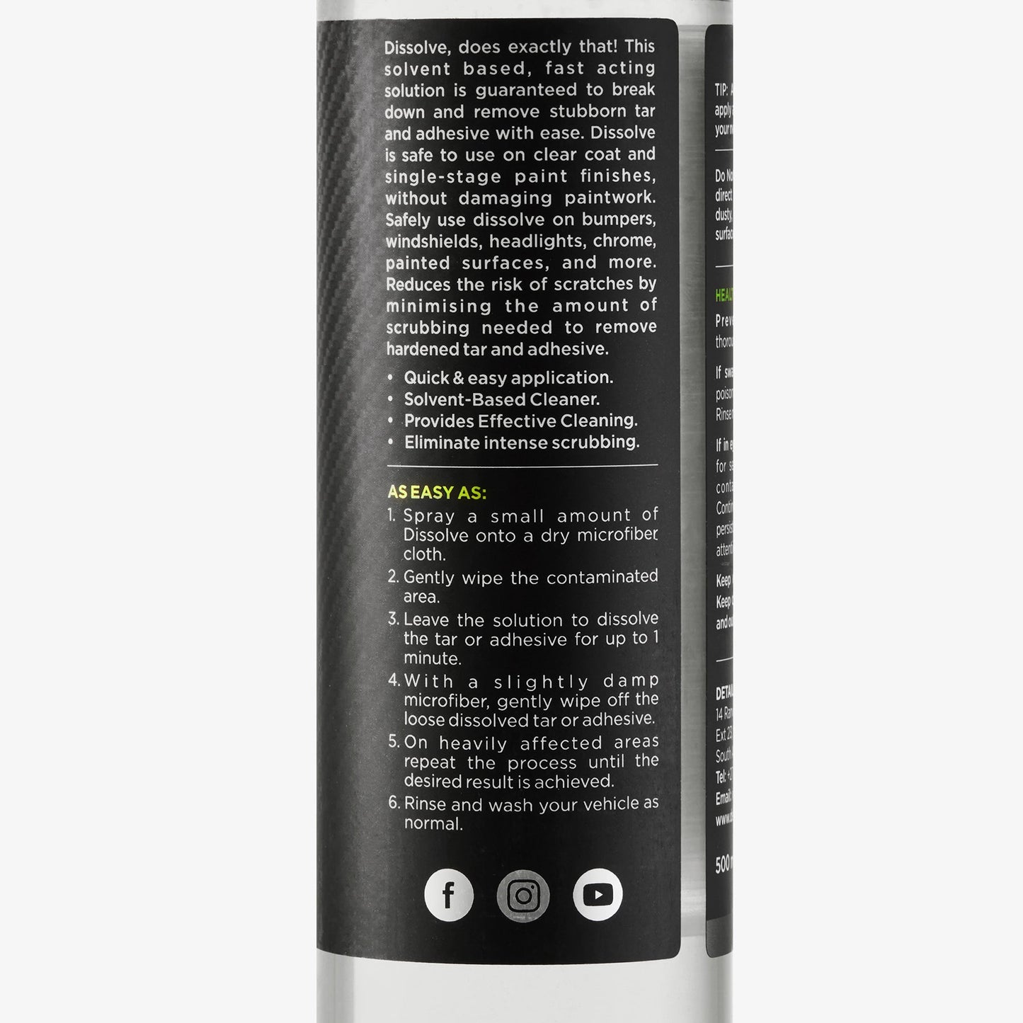 Dissolve - Tar and Adhesive Remover
