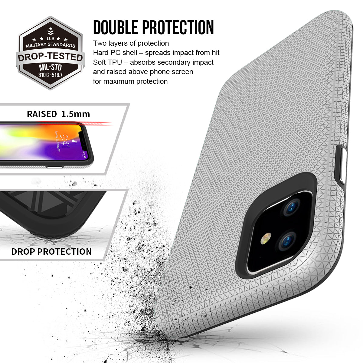 Apple iPhone Silver Colour Cases