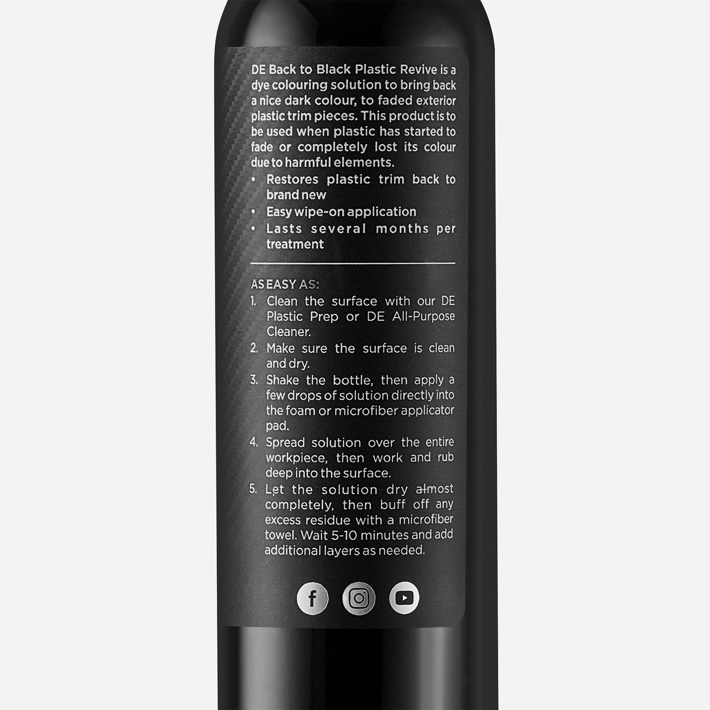 Back To Black - Plastic Revive
